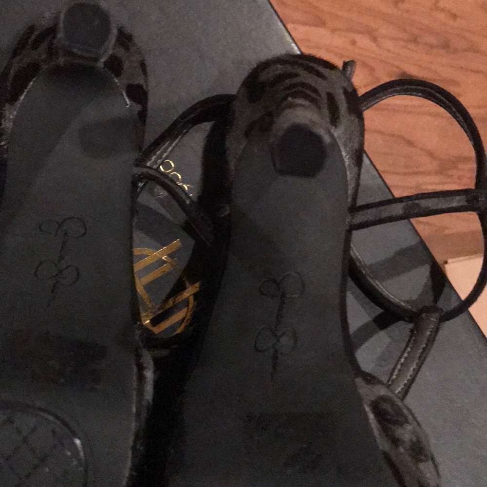 Black/Gray Suede Sandal by Jessica Simpson - Picture 6 of 8